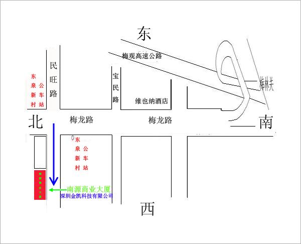 金凯集团方位图
